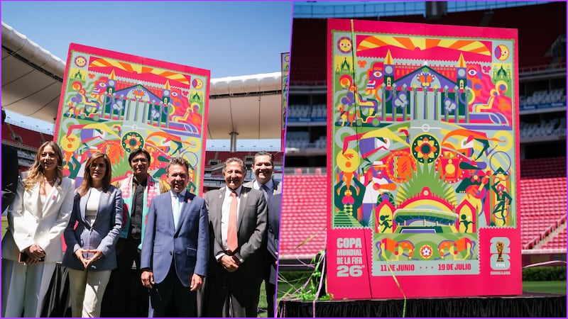 Presentan póster oficial de Guadalajara rumbo al Mundial 2026