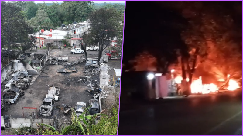 VIDEO: Explota gasera y provoca incendio en Tabasco
