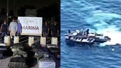 Decomisan 650 kilogramos de presunta cocaína