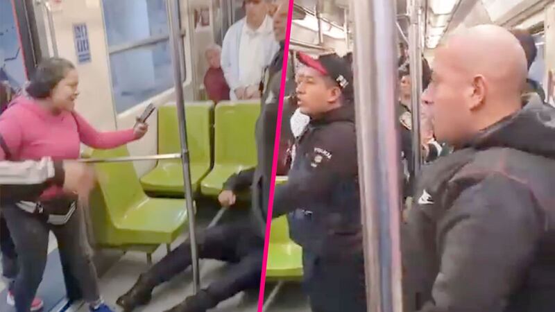 VIDEO: Vagoneros golpean a policías en la estación Atlalilco del Metro; los comerciantes fueron detenidos