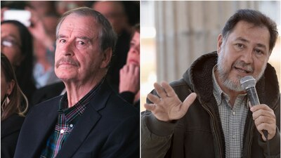 Vicente Fox y Gerardo Fernández Noroña