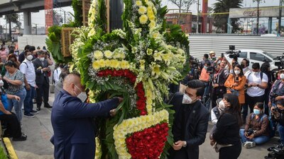 Familiares de las víctimas mortales del colapso recordaron a sus seres queridos en la llamado 'zoma cero'